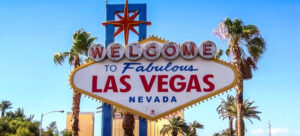 Road sign - Welcome to fabulous Las Vegas