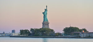 The Statue of Liberty to visit in New York City after leaving Las Vegas
