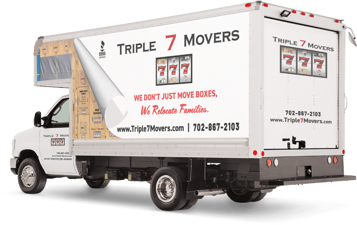 Triple 7 Movers truck
