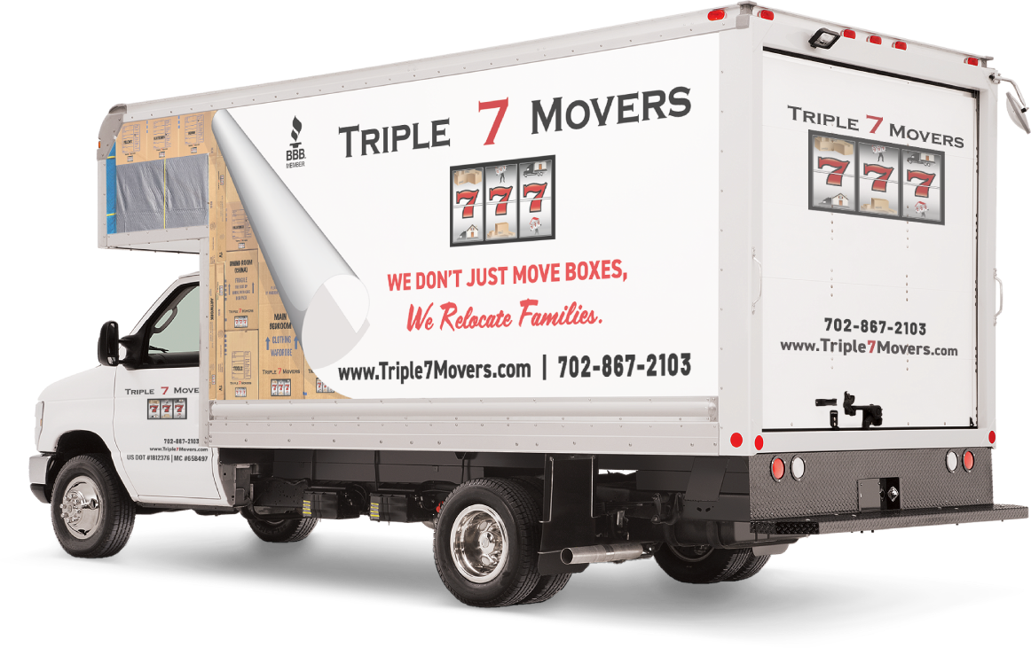 Triple 7 Movers truck